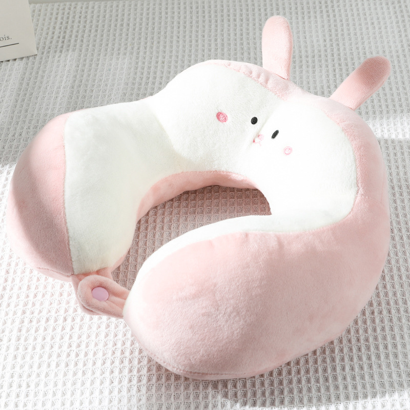 Picture of PP cotton u-shaped pillow travel pillow crystal velvet comfortable neck pillow office nap can add logo gift wholesale