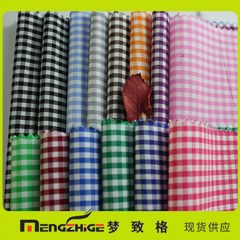 Manufacturer Wholesale Cotton Square Plaid 100% Plaid Skirt Shirt Pet Cloth for Clothing Fabric