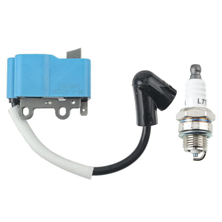 Lawn Mower High Voltage Pack Ignition Coil for Cs-4910 A411001210 Include Spark Plug