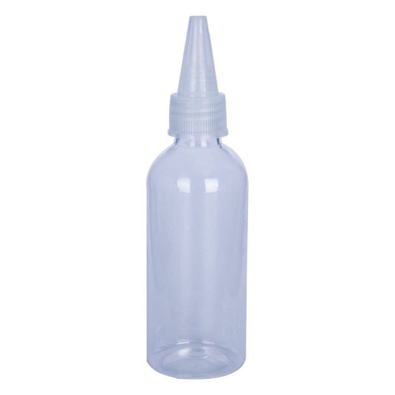 Pointed Mouth Bottle 30 50 100ml Emulsion Bottle Color Mixing Bottle Pigment Sub-Bottle Transparent Plastic Squeeze Bottle
