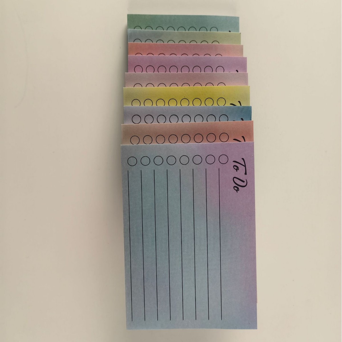 Picture of Gradient Convenience Stickers ins Spot Message Stickers 2023 Simple Post-it Stickers Customized Post-it Stickers for Students