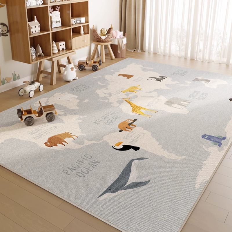 Picture of Carpet Living Room Children's Room Layout Reading Area Parking Lot Early Education Center Floor Mat Climbing Mat Bedroom Study Mat