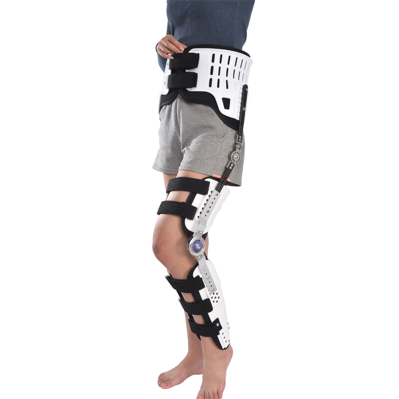 Picture of Adult adjustable hip hip hip waist knee ankle foot joint fixation brace high and low paraplegia walking protector