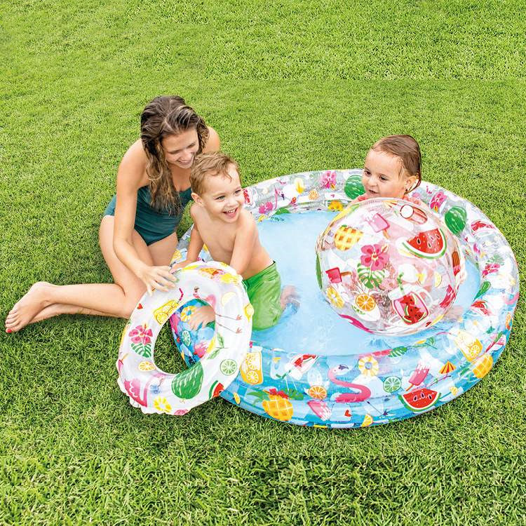 INTEX59460 star pool set inflatable family swimming pool Children's ocean ball pool sand pool