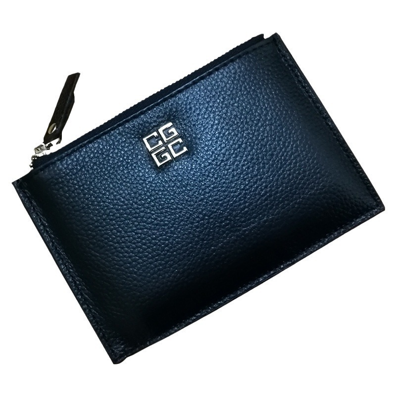 Picture of Vintage All-match Wallet Women's 2024 New First Layer Cowhide Card Holder Two-in-one Thin Multi-card Zipper ID Holder