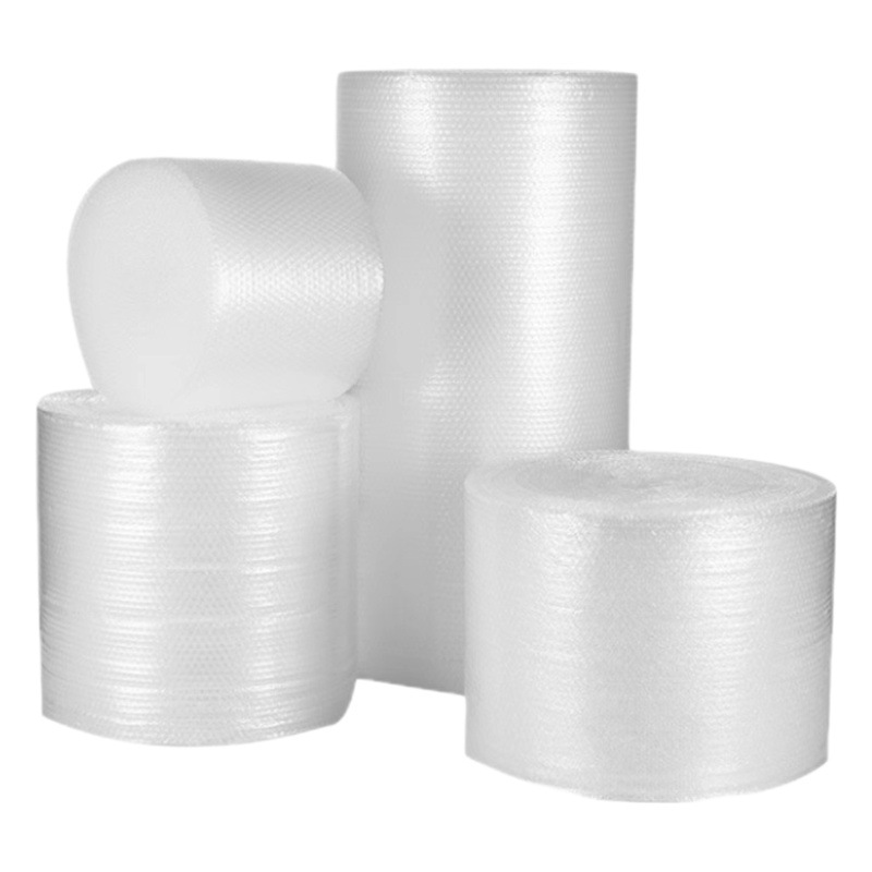 In-Stock Bubble Wrap Roll, Transparent Double-Layer Thickened Padding, E-Commerce Express Shockproof Foam, Small Bubble Paper, Anti-Collision