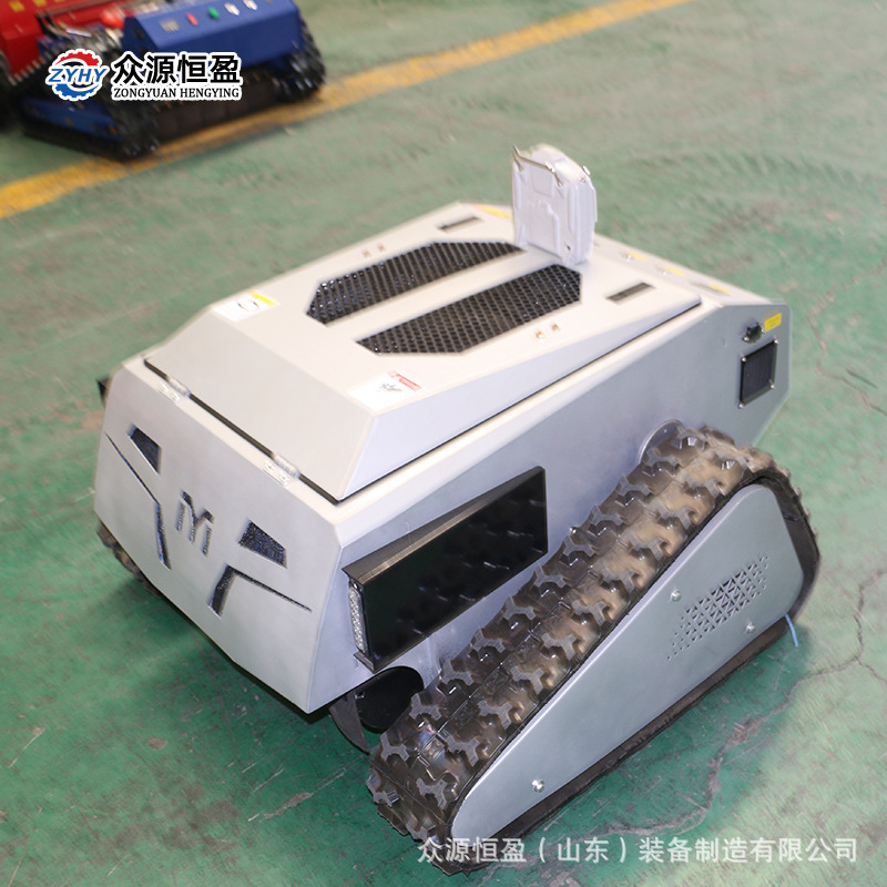 Orchard Self-Propelled Lawn Mower, River Slope Land Reclamation Crawler Remote Control Lawn Mower, Zhongyuan Remote Control Crawler Lawn Mower