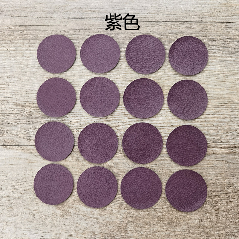 Picture of Wholesale Self-Adhesive Pebbled Leather Patch Fabric Leather Sofa Car Seat Ktv Smoke Hole Round Repair