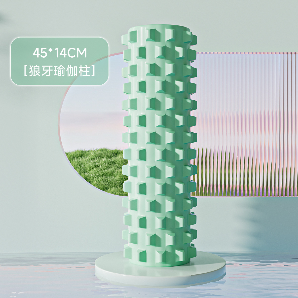 Picture of Foam shaft roller mace yoga supplies foam shaft muscle relaxation roller shaft stovepipe massage shaft yoga column