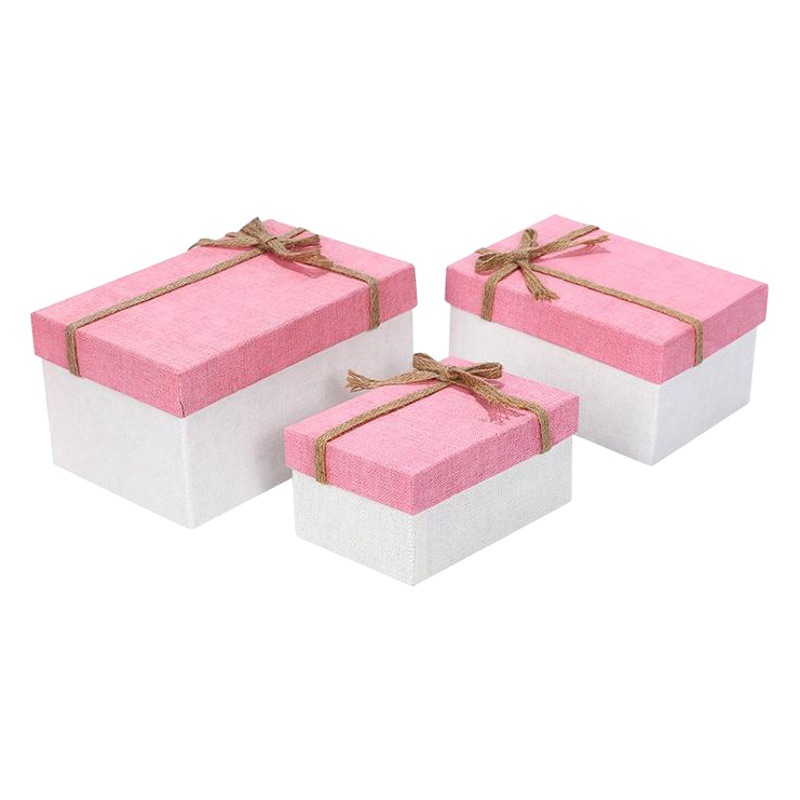 Korean Style Gift Box Rectangular Size Wallet Packaging Box Birthday Gift Box Accompanying Gift Box Exquisite for Wedding