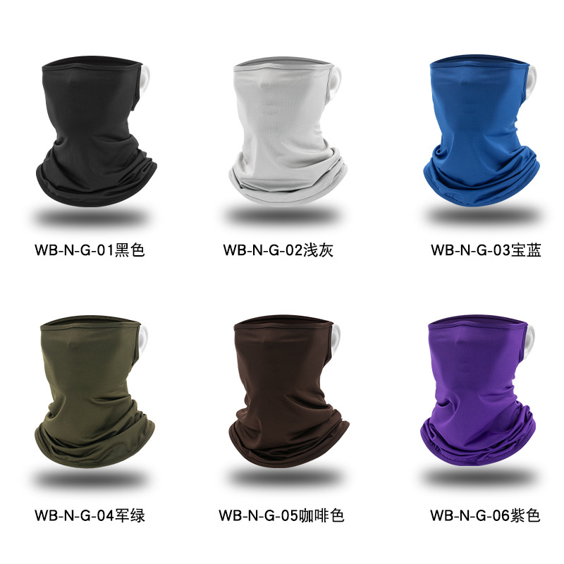 Picture of Cross-Border Outdoor Cycling Sun Protection and Dustproof Cs Masked Ear Hanging Neck Scarf Hood Mask Multi-Functional Magic Headscarf Neck Cover