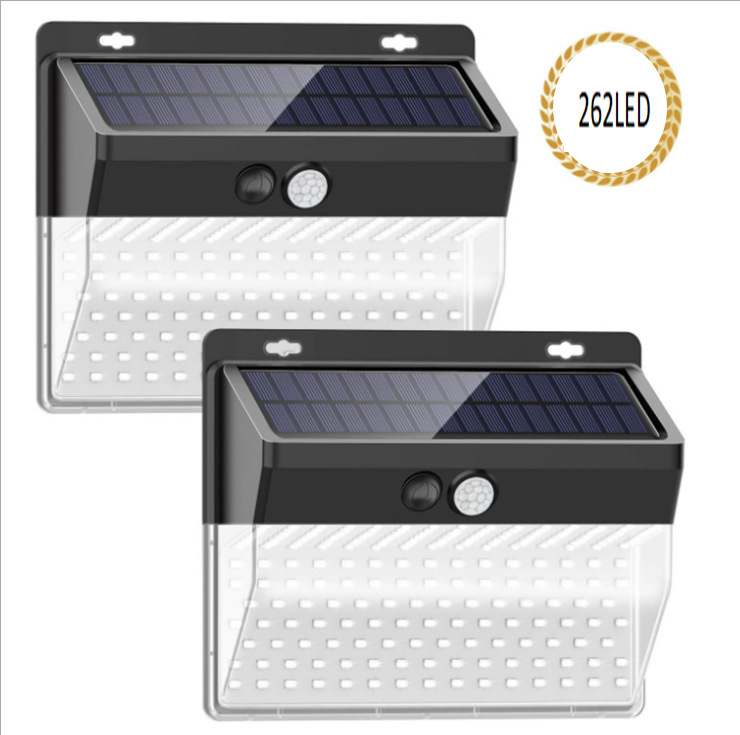 Sun garden light street light LED induction solar wall light 262LED