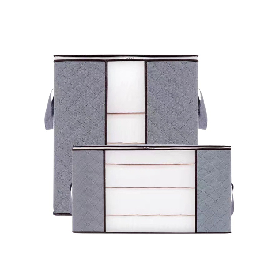 Quilt storage bag non-woven moving packing bag clothes storage packaging quilt luggage bag quilt storage box