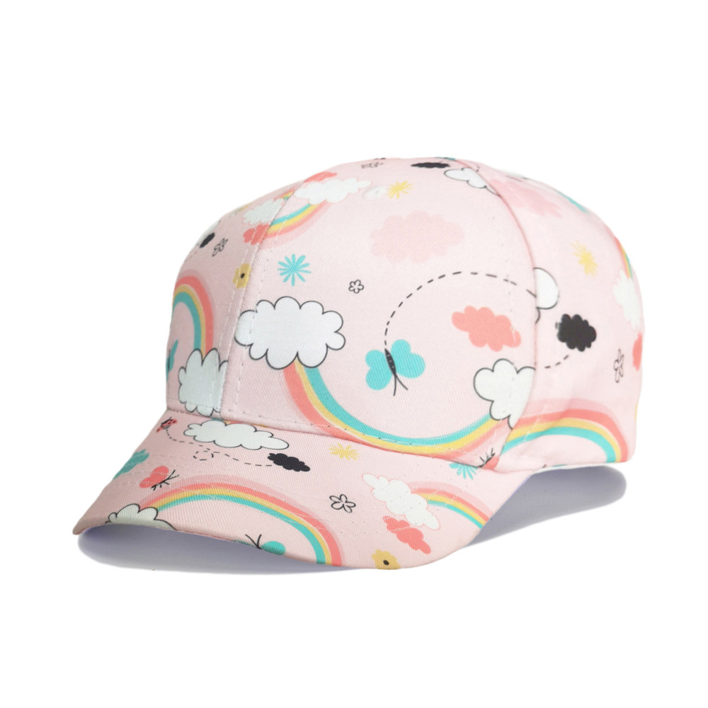 Picture of Spring and Summer Kidsren's Tie-Dye Baseball Caps for Boys and Girls Outdoor Sunshade and Sun Protection Caps Sports Peaked Caps Ponytail Baseball Caps