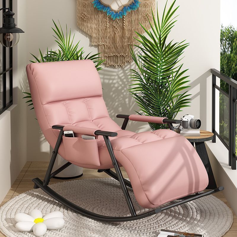 Rocking Chair Adult Leisure Double Rocking Single Sofa Home Adult Bedroom Recliner Chair Balcony Living Room Lazy Person