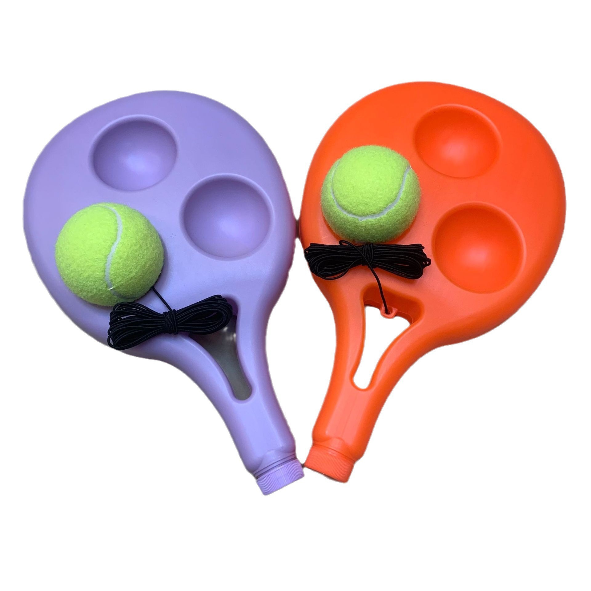 Picture of Tennis Base with rope single trainer suit tennis training supplies self-learning rebound combination tennis sparring device