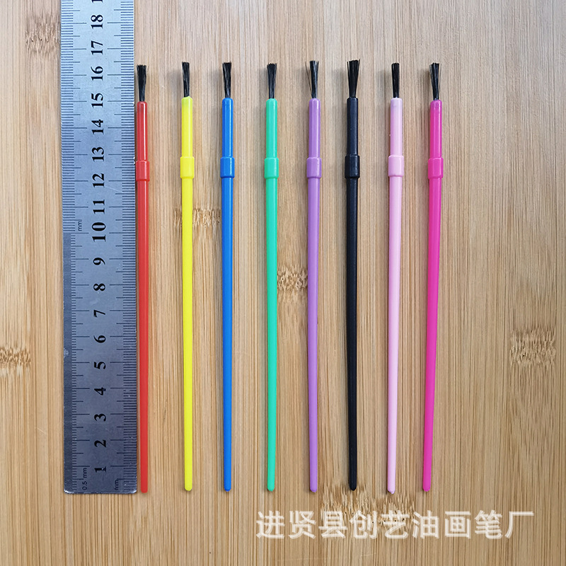 Picture of All plastic brush 4.8cm-16.5cm children's DIY brush brush brush paint pen