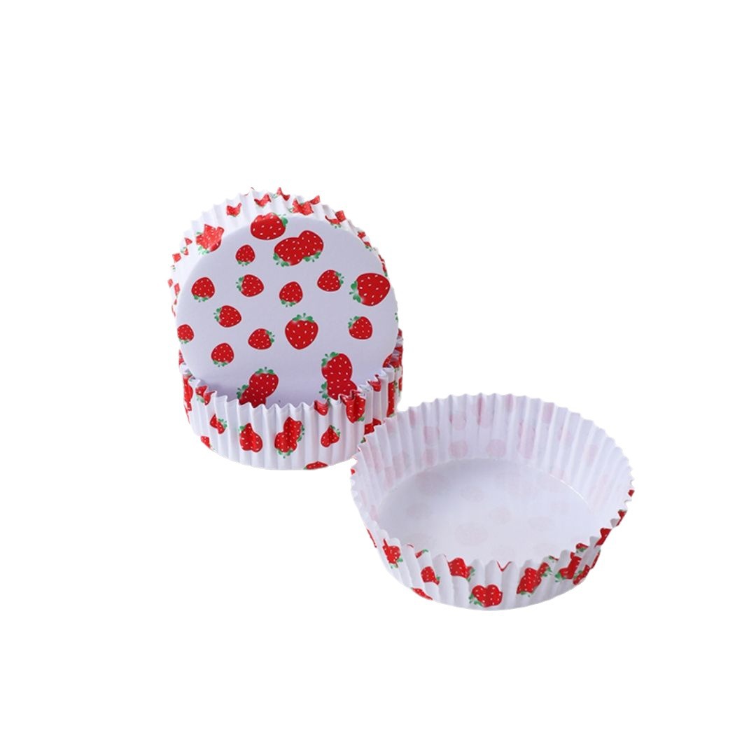Picture of [100 PCs] Bread Paper Tray Cake Base Pineapple Paper Tray Paper Cup Film Baking Paper Tray Bread