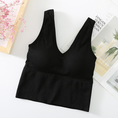 Picture of Foreign Trade Cross-border Small Beauty Back Underwear Chest Wrapping Tie-dyeing and Waist Tube Top Seamless Inner Wear-proof Women's Bra Bra