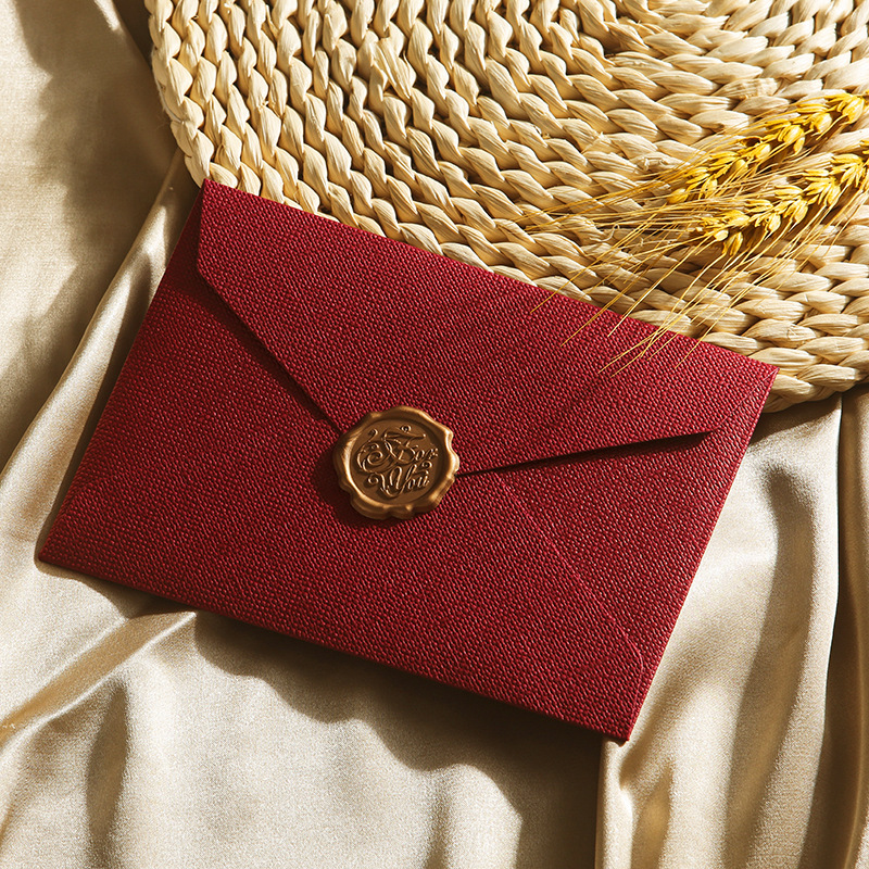 Picture of Letterhead Envelope Set Thickened linen Envelope Handwritten Love Letters for Male Girlfriend to Confess Birthday Greeting Card Exquisite Letterhead