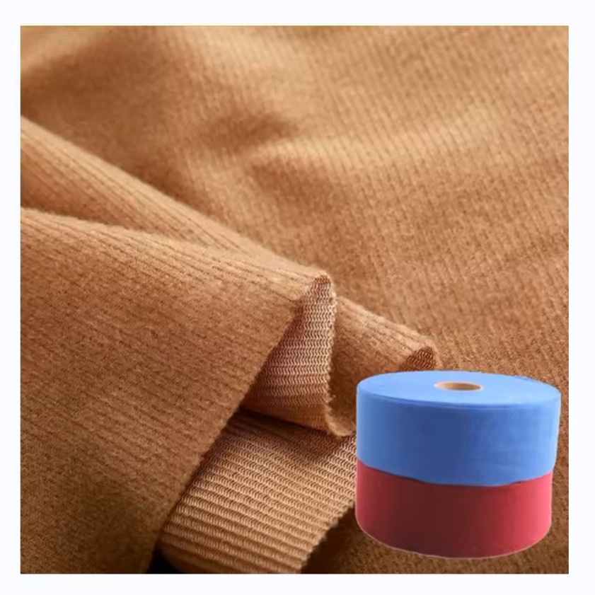 Polyester Warp Knitted Velvet Sponge Composite Fabric Pouch Napping Cloth Brushed Lining Pocket Cloth