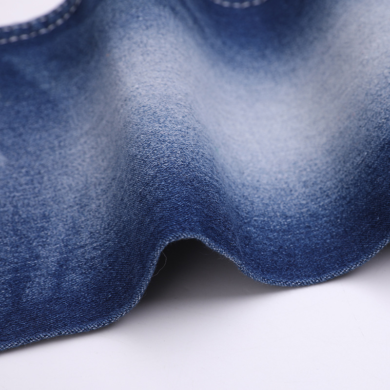 Picture of Spot satin denim fabric high elastic denim women's net single leggings high waist pants denim cloth