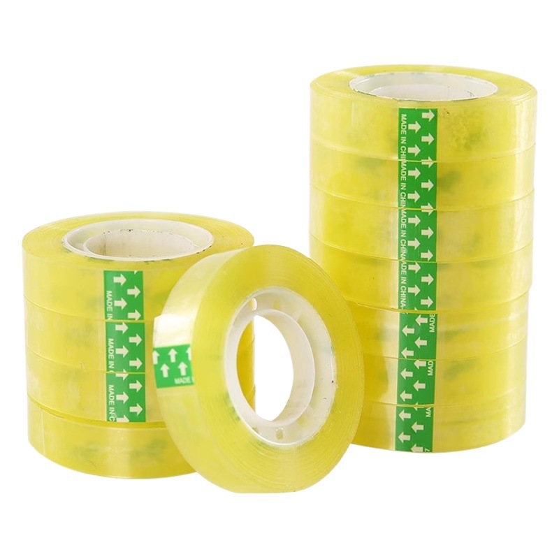 Transparent small adhesive tape for student office transparent small adhesive tape 1.2cm adhesive tape Mini small size adhesive tape factory wholesale