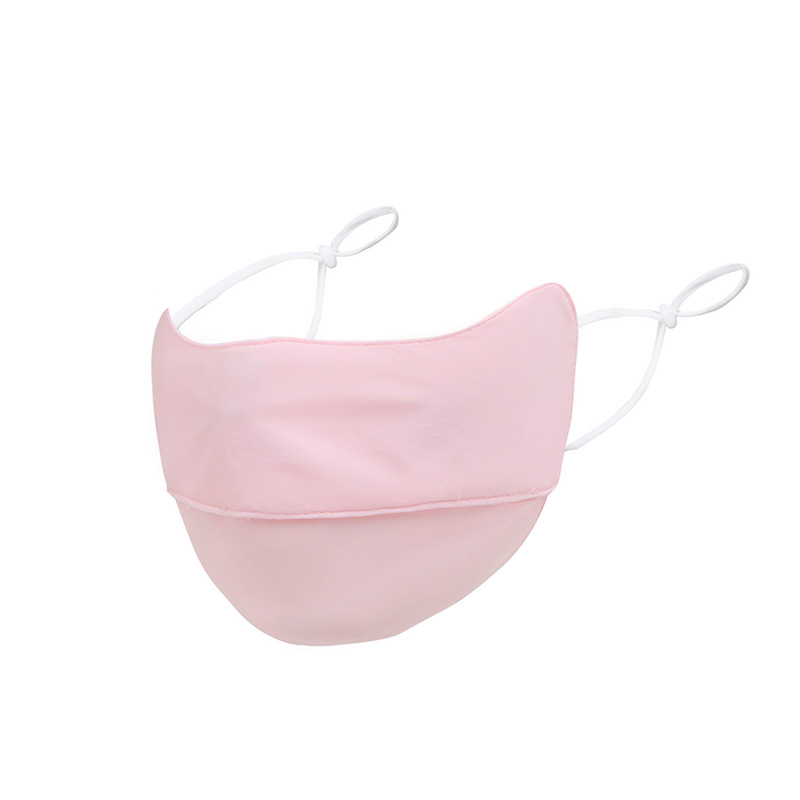 Picture of Mask Women's Sunscreen High Color Value UV Protection Summer Sunshade Breathable Full Face Eye Protection Angle Mask Ice Silk 3D Stereo