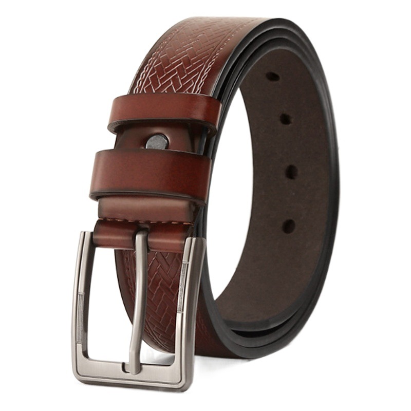 Men's alloy pin buckle belt young and middle-aged fashion Joker Denim belt running Jianghu stall hot pants belt wholesale