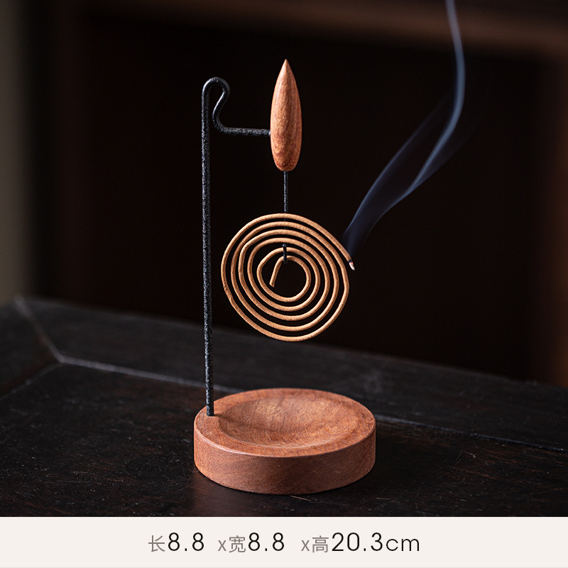 Picture of Creative Upside-Down Incense Burner Hanging Plate Incense Burner Home Indoor Sandalwood Agarwood Incense Burner Zen Tea Ceremony Incense Ornaments