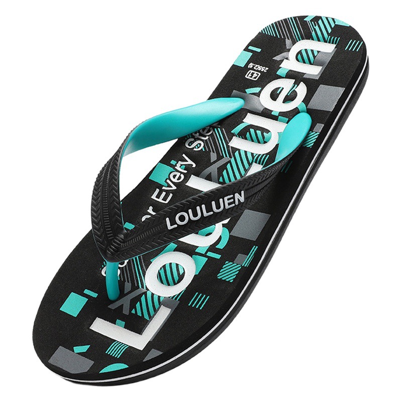 2025 new rubber flip-flops men's outdoor wear summer casual non-slip men's flip-flops sandals wholesale outdoor