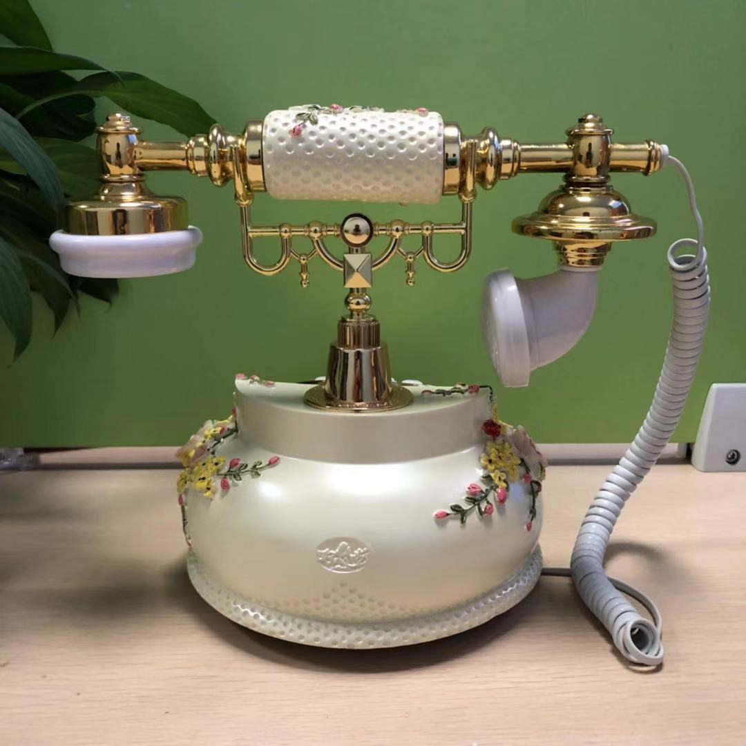 Picture of European-style retro pastoral style antique telephone office home telephone landline creative telephone cross-border exclusive