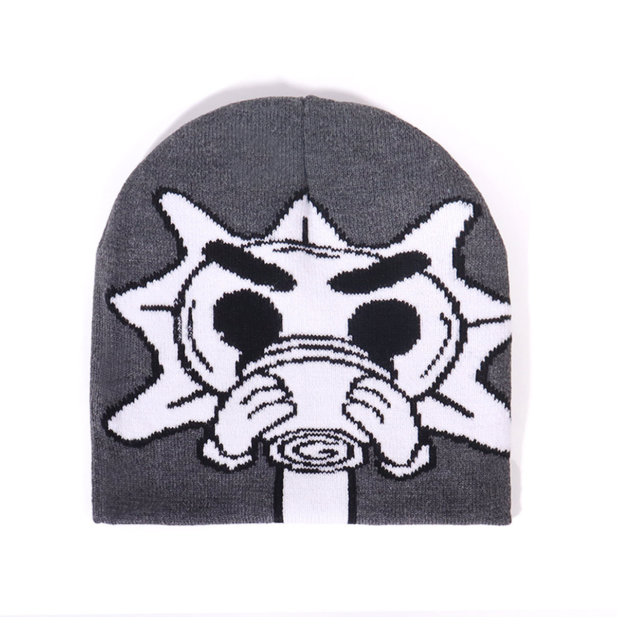 Picture of Cross-border New Cute All-match Knitted Hat Niche Design Street Popular Outdoor Cold-proof Pullover Wool Hat in stock