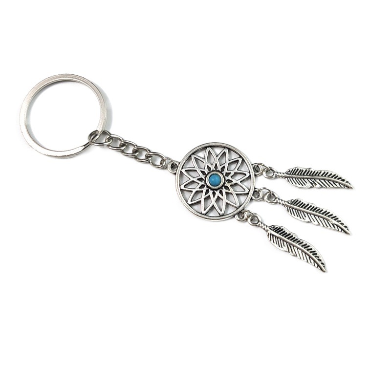 ebay Amazon Hot Selling Hot Alloy Dream Catcher dreamcatch Tassel Pendant Keychain Bag Pendant