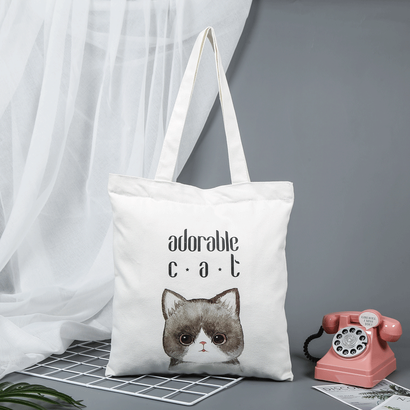 Blank canvas bag custom factory wholesale cotton bag shopping bag private custom LOGO tote bag