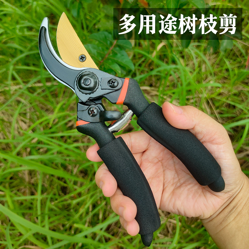 Pruning shears fruit tree thick branch grafting scissors labor-saving gardening shears garden branches stainless steel pruning shears in stock wholesale