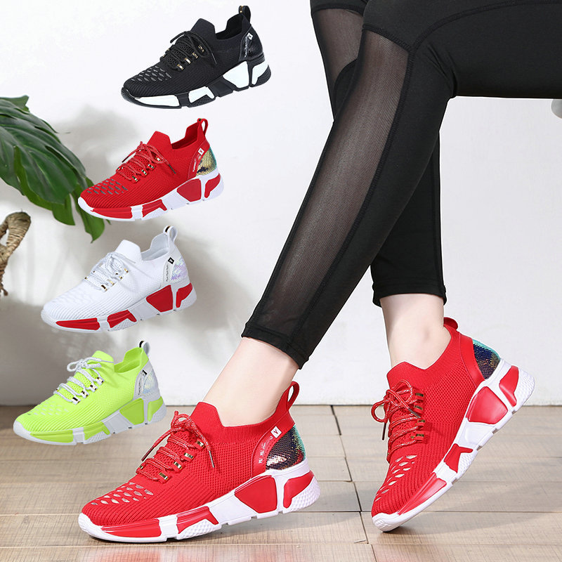 Spring and Summer Hollow Ghost Step Dance Shoes Women's Square Dance Shoes Soft Sole Drag Step Shoes Dance Shoes Mesh Dance Shoes Square Dance