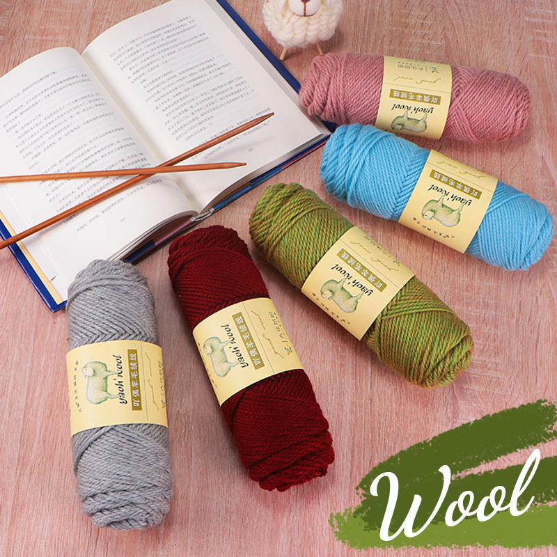 Doll Wool Thread Ball Thick Thread Ball Hand-knitted diy Material Package Self-woven Scarf Sweater Jacket Special Price Wholesale