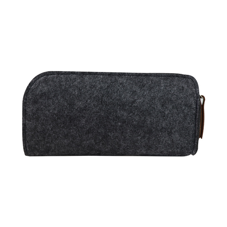 Picture of Creative Gift Bag Felt Pencil Bag Large Capacity Felt Stationery Pen Bag Can Be Added with Logo Fashionable Zipper Pen Cover Pencil Bag