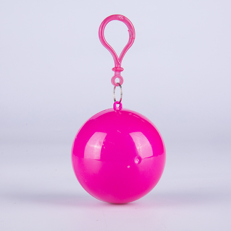Picture of Portable Disposable Raincoat Ball Compressed Spherical Raincoat Outdoor Adult Travel Rafting Hangable Poncho Large Batch