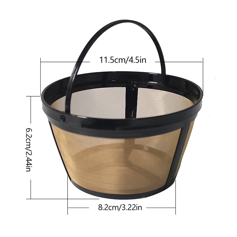 Picture of Coffee filter tea filter FDA filter 304 stainless steel mesh nylon coffee machine filter 4 cups 8 cups 12 cups
