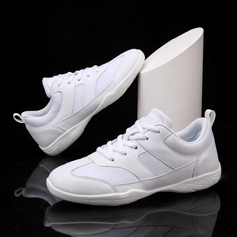 Dance Shoes Performance Competition Cheerleading Shoes Family Mesh Breathable Sports 2024 Four-Season Dance Shoes Kidsren's Fitness Shoes