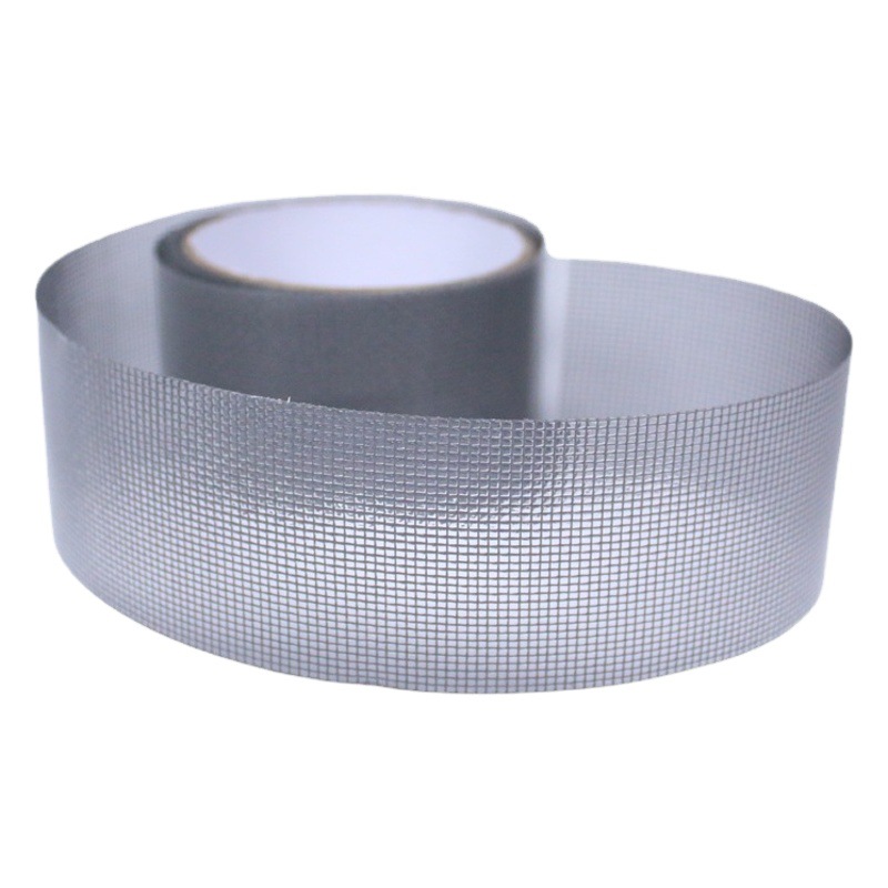 Factory Direct Sales Window Screen Tape Screen Window Repair Glue Mesh Single-Sided Tape Gray Transparent Glue 5cm Wide Tape