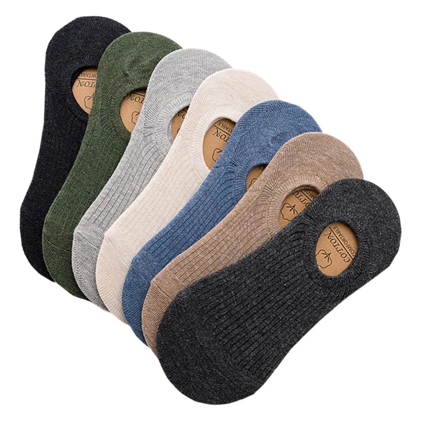 Socks Men's Summer Short Socks Boat Socks Shallow Mouth Thin Breathable Summer Men's Invisible Socks Deodorant Sweat Absorbing Low-Top Men's Socks