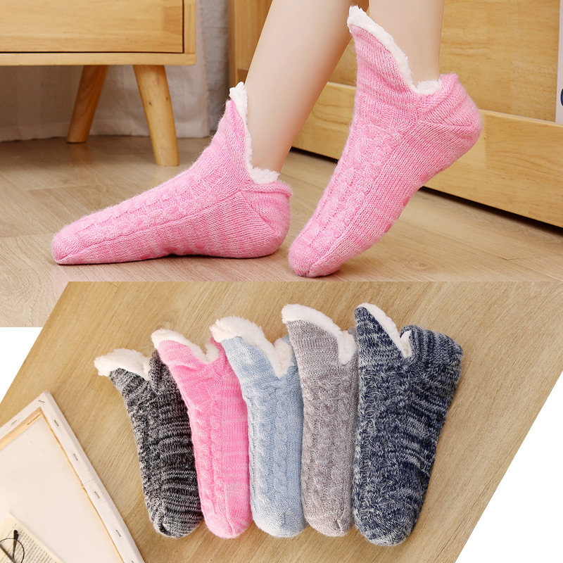 Winter Socks Indoor Home Floor Socks Snow Socks Sleep Socks Home Moon Socks Leg Slippers Socks Women