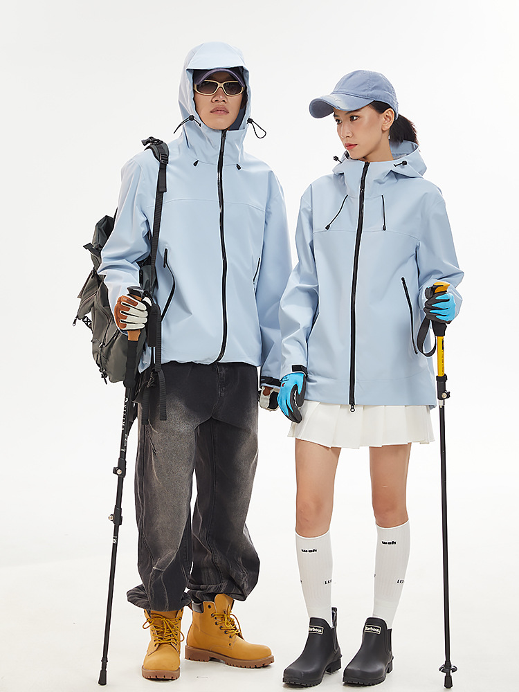 Hard Shell Jacket Women's GBT32614 GB Anti-rainstorm Ski Suit Breathable Mountain Climbing Wind Shell Jacket Jacket Men's Jacket