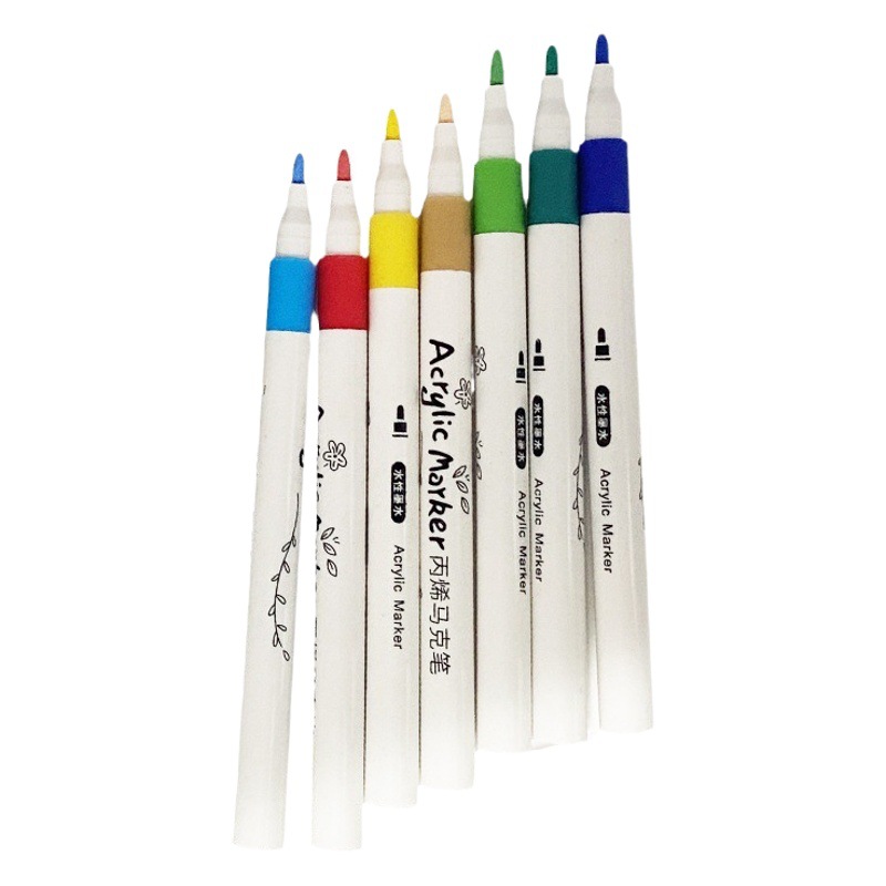 Acrylic marker suit 24/36 Color student diy painting art waterproof painted water-based acrylic marker
