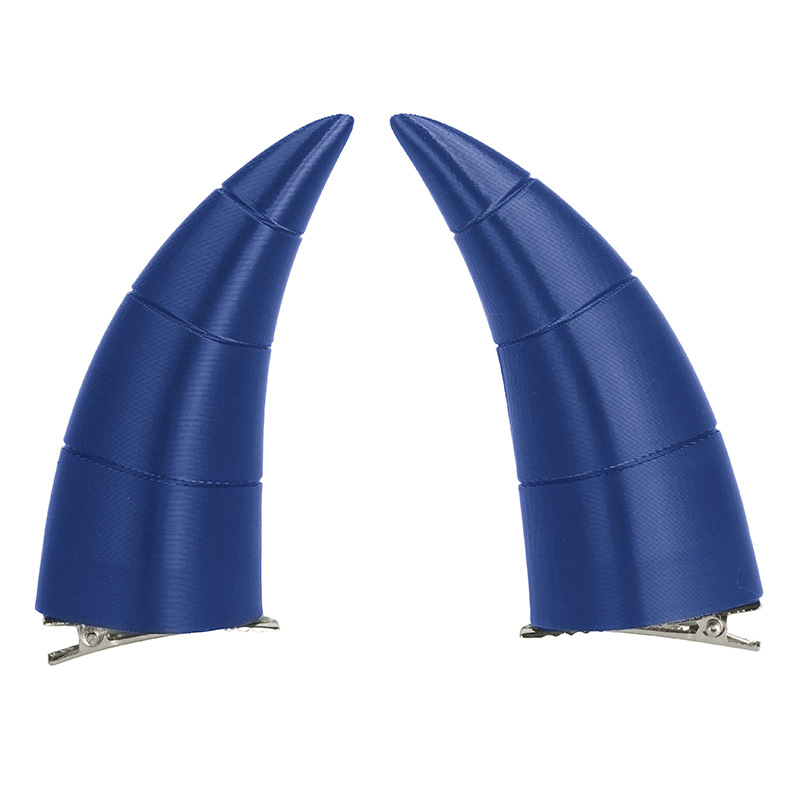 Picture of cosplay Universal Black Devil Horn Horn Halloween Headwear Accessories Props Cos Anime Hairpin 3D Headwear