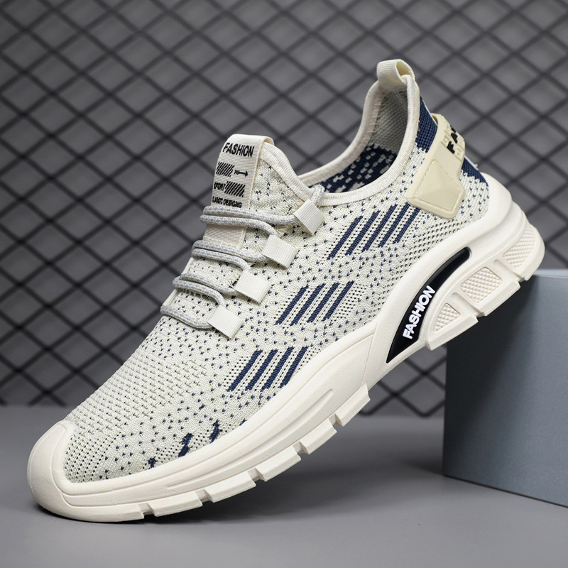 Men's Shoes Summer Breathable 2024 New Men's Casual Running Shoes Men's Fashion Flying Weaving Mesh sneaker Men's