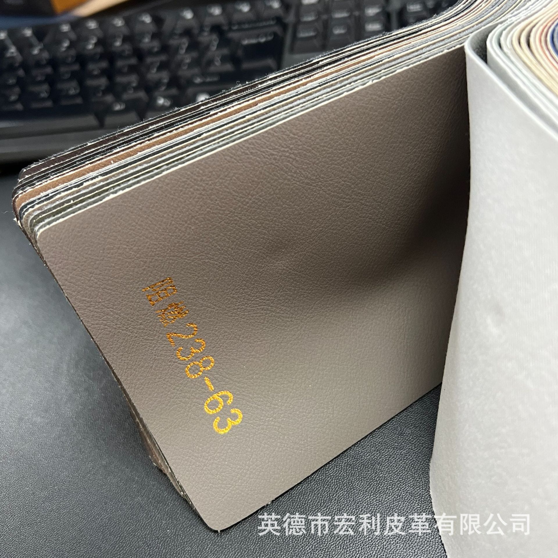 Picture of 238 light tumble flame retardant sofa leather mercerized cat claw leather car interior modification interior artificial leather